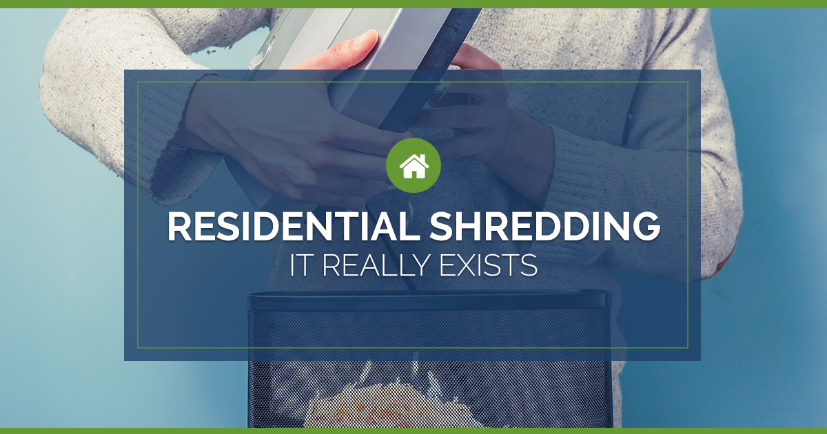 Residential Shredding: It Really Exists